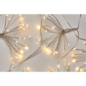 Emos Lighting Suspension 5 x nano clusters 2,35 m, 150 LED+ 3 m cable, warm white + timer