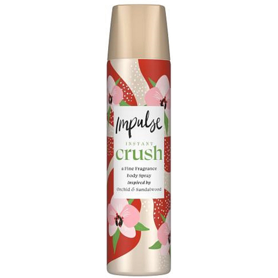 Impulse Instant Crush perfumed deodorant spray for women 75 ml