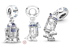 Charm Sterling silver 925 Marvel Star Wars Droid R2-D2, bracelet pendant