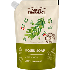 Green Pharmacy Olive and Goji Liquid Soap Refill 460 ml