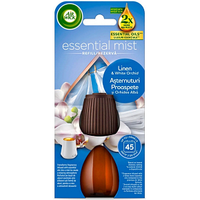 Air Wick Essential Mist Refill Linen & White Orchid - Linen and White Orchid Air Freshener Refill 20 ml