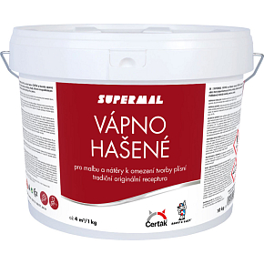 Lime for whitening, slaked lime paint, Čerťák, 10 kg