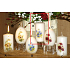 Lima Scent of Flowers Violet scented candle white with decal cylinder 50 x 100 mm 1 piece