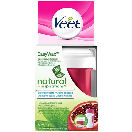 Veet Easy Wax Natural Inspirations wax refill for electric set for sensitive skin 50 ml