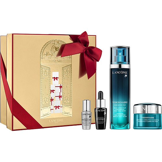Lancome Visionnaire Serum 30 ml + Advanced Génifique Light Pearl 5 ml + Advanced Génifique Serum 7 ml + Visionnaire Day Cream 15 ml, cosmetic set