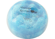 Fragrant Issey Men Glycerin Soap Massage with Sponge Filled with Issey Miyake Man Perfume Scent in Light Blue Color 200 g