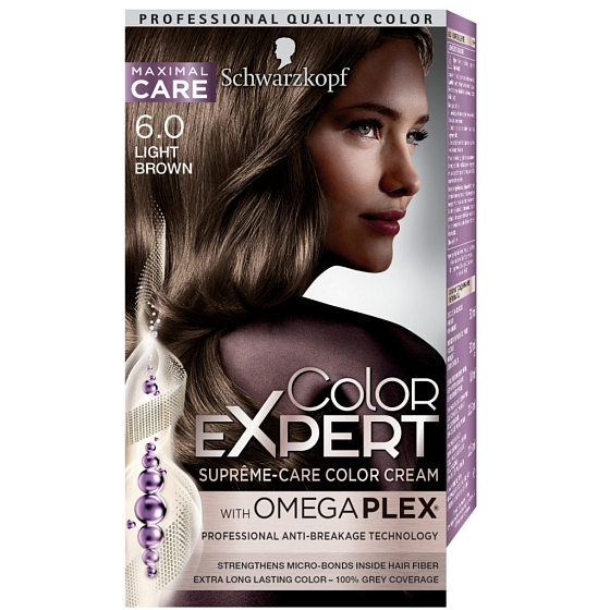 Schwarzkopf Color Expert hair color 6.0 Light brown