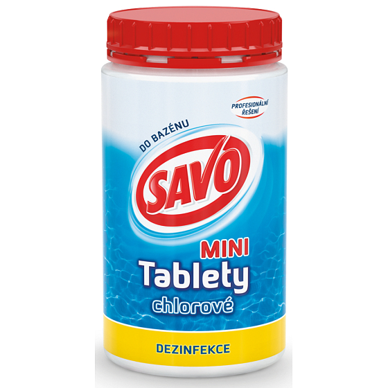 Savo Mini Chlorine Tablets for Pool - Disinfection 900 g