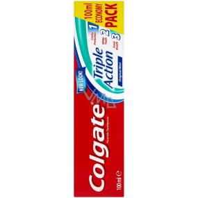 Colgate Triple Action toothpaste 100 ml damaged box