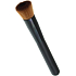 Cosmetic makeup brush brown round straight hair black handle 14.5 cm 30450