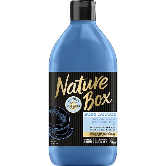 Nature Box Coconut Moisturizing body cream with 100% cold pressed coconut oil 385 ml