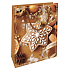 Nekupto Gift Paper Bag 14 x 11 x 6.5 cm Christmas Brown Gingerbread WBS 1916 01