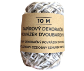 Albi Decorative string two-colour white-grey 10 m