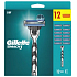 Gillette Mach3 pánský holicí strojek + 12 kusů náhradní hlavice blistr
