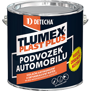 Tlumex Plast Plus anti-corrosion paint for cars and chassis, black, 2 kg