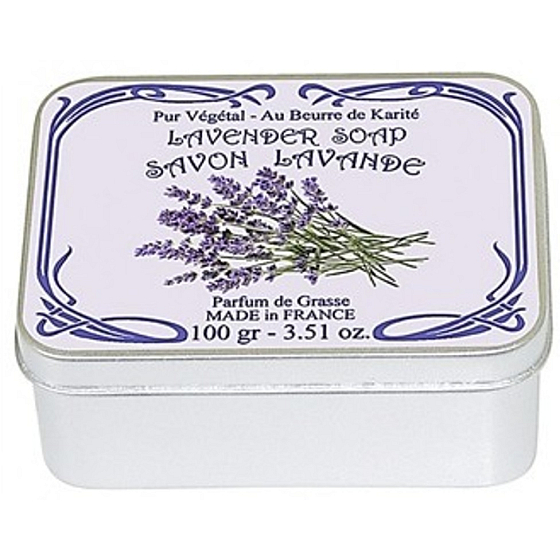 Le Blanc Lavender - Natural Lavender Bar Soap in a Box 100 g
