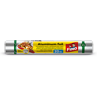 Fino aluminum foil, width 29 cm, thickness of foil 10.5 µ, length 20 m