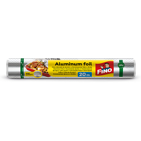 Fino aluminum foil, width 29 cm, thickness of foil 10.5 µ, length 20 m
