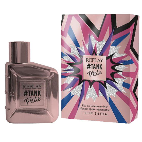 Replay Tank Plate for Her Eau de Toilette for Women 50 ml