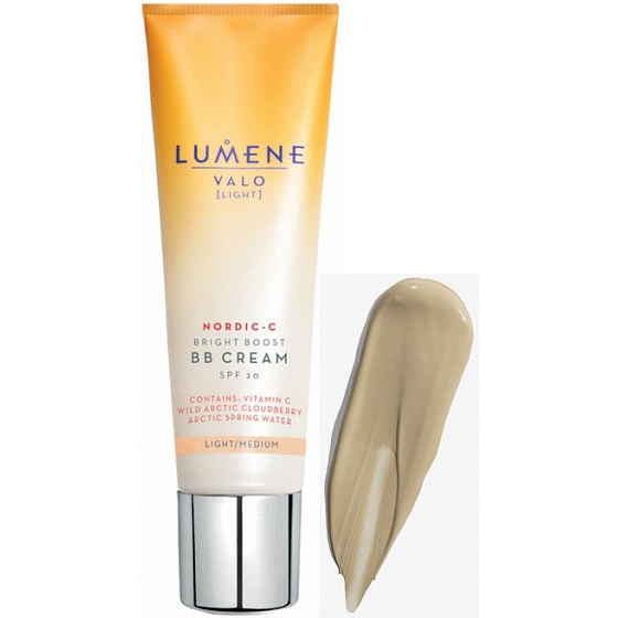 Lumene Valo Nordic-C Bright Boost SPF20 Brightening BB Cream For All Skin Types Light / Medium 30 ml