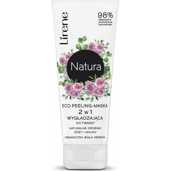 Lirene Natura ECO Rose and Raspberry 2in1 Peeling Mask 75 ml