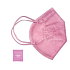 Healfabric Respirator oral protective 5-layer FFP2 face mask light pink 1 piece