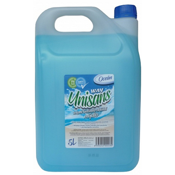 Unisans Ocean antimicrobial liquid soap 5 l