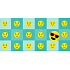Albi Envelope Wish - Money Envelope, Wallpaper with smileys 9 x 19 cm