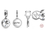 Sterling silver 925 Harry Potter - Rhinestone + cubic zirconia, 2in1 pendant for bracelet