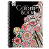 Ditipo Colouring book Flowers creative ring binder 50 pages A4 280 x 210 mm