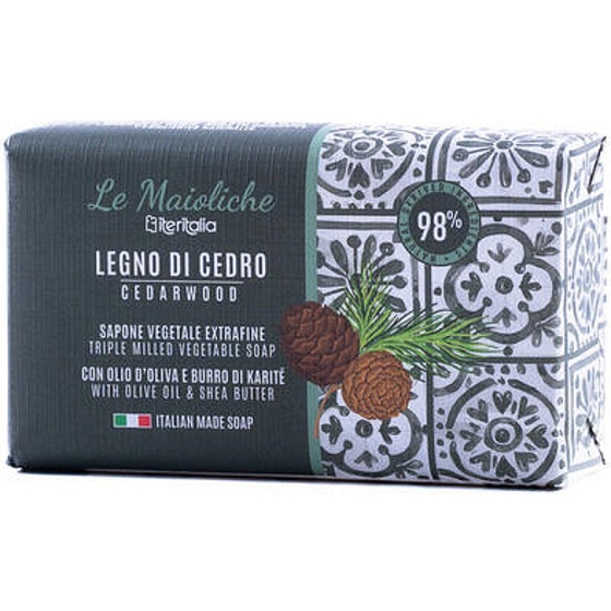 Iteritalia Cedar vegetable toilet soap 175 g