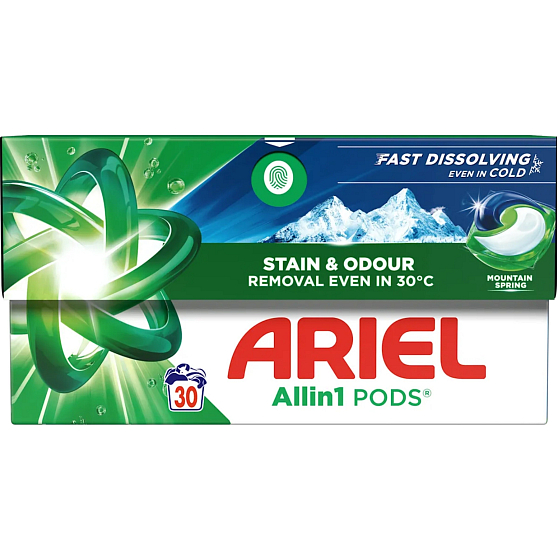 Ariel All in 1 Pods Color gelové kapsle na barevné prádlo, 60 kusů