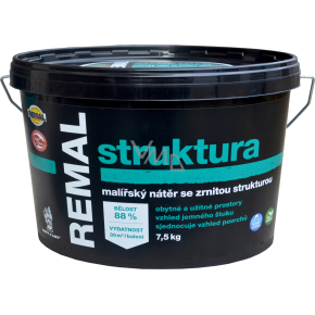 REMAL Structure painter's paint with a grainy texture, 7.5 kg