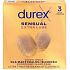 Durex Sensual Extra Lube condoms, 3 pcs