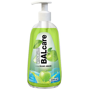 Balcare Green Apple Liquid Soap with Dispenser 1 L