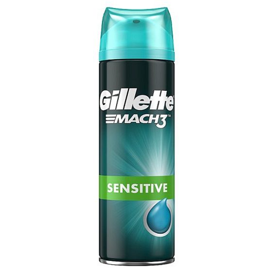 Gillette Mach3 Sensitive Shaving Gel for Men 200 ml