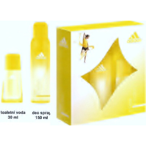 Adidas Free Emotion eau de toilette 30 ml + deodorant spray 150 ml, gift set