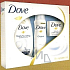 Dove Original deodorant spray 150 ml + shower gel 250 ml + soap 100 g, cosmetic set