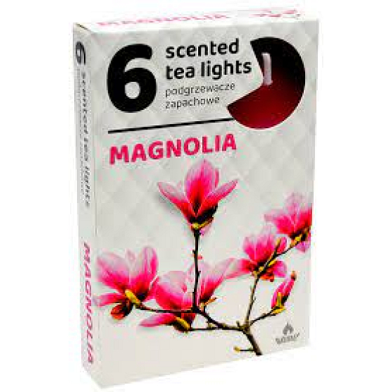 Tea Lights Magnolia scented tea lights 6 pieces