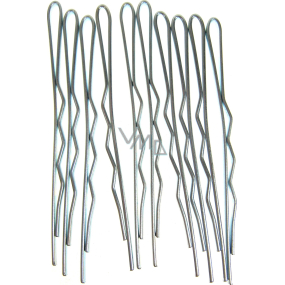 Duko Hair Clips Silver 5 cm 10 pieces 525N