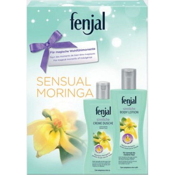 Fenjal Sensual Moringa shower cream 200 ml + body lotion 200 ml, cosmetic set