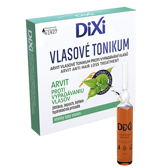 Dixi Arvit hair tonic against hair loss for all hair types, in ampoules 6 x 10 ml