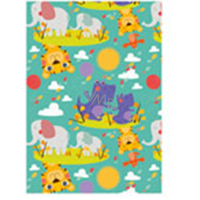 Ditipo Gift wrapping paper 70 x 200 cm Tiger elephant