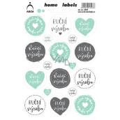 Arch Home Labels Home Labels stickers Handmade 12 x 18 cm