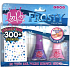 Bo-Po Frosty nail polish peel-off purple 2,5 ml + nail polish peel-off pink 2,5 ml + nail stickers, cosmetic set for children