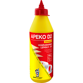 APEKO D2 waterproof glue for wood and absorbent materials, 500 g
