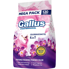 Gallus Color Washing Powder, 120 doses, color, 6.6 kg