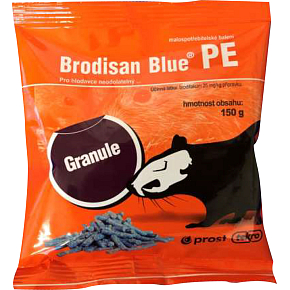 Brodisan Blue PE granules for rodent control bag, 150 g