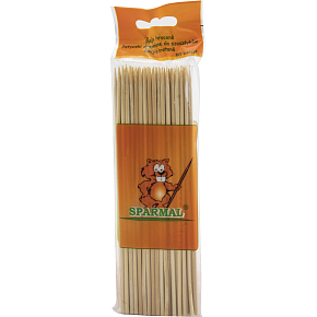 Sparmal pointed skewers, 15 cm, 50 pcs in a package Sparmal pointed skewers, 15 cm, 50 pcs in a package