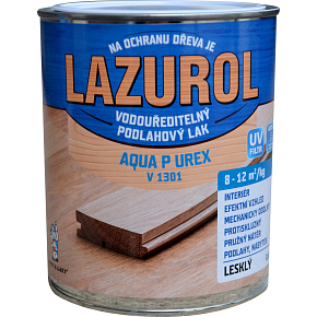 Lazurol Aqua P UREX V1301 glossy durable wood varnish clear, 600 g